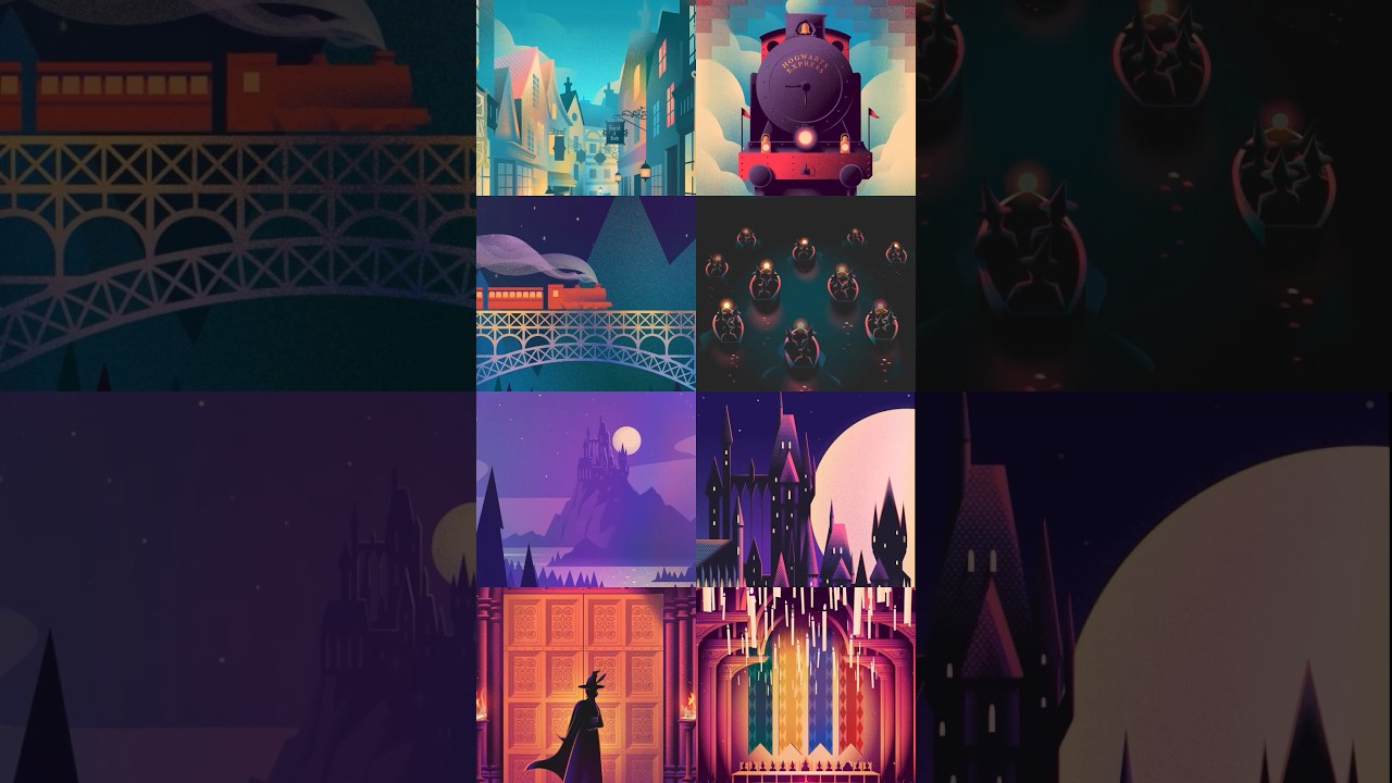The journey to Hogwarts is every bit as enchanting as the destination ✨ #HarryPotter #Hogwarts
