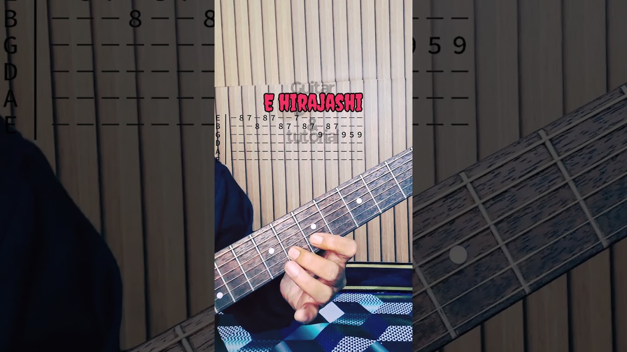 The E Hirajashi guitar lick is really cool #guitar #guitarlesson #hirajashi