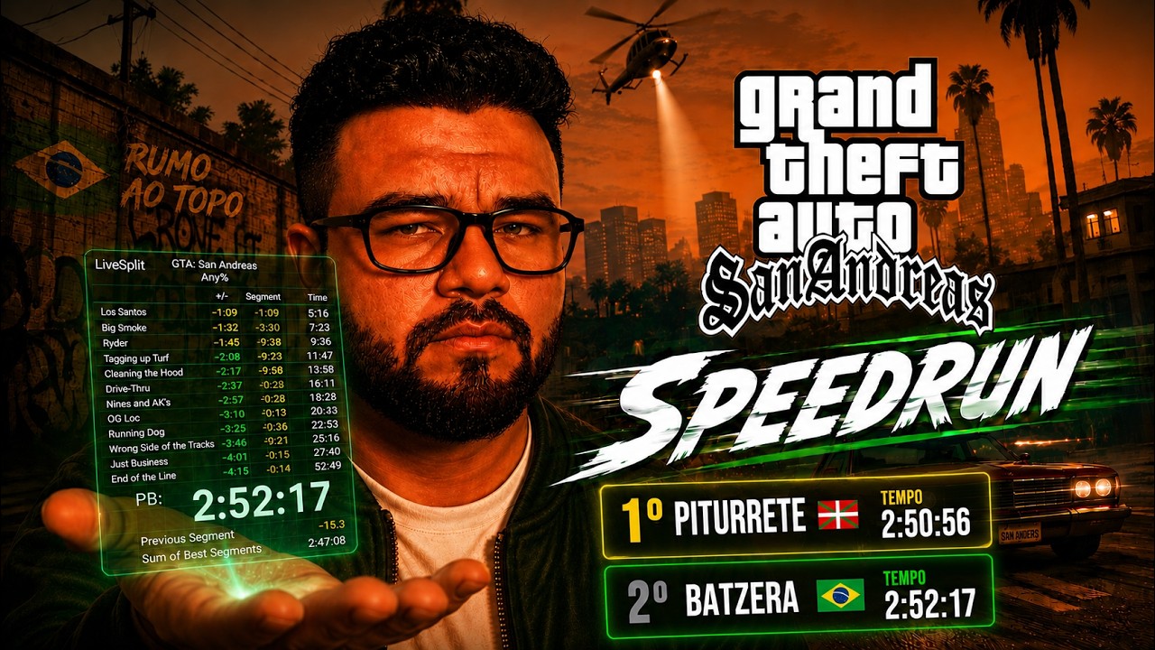🔴DIA 1035 | RUMO AO TOPO DO MUNDO | GTA SA SPEEDRUN🔴