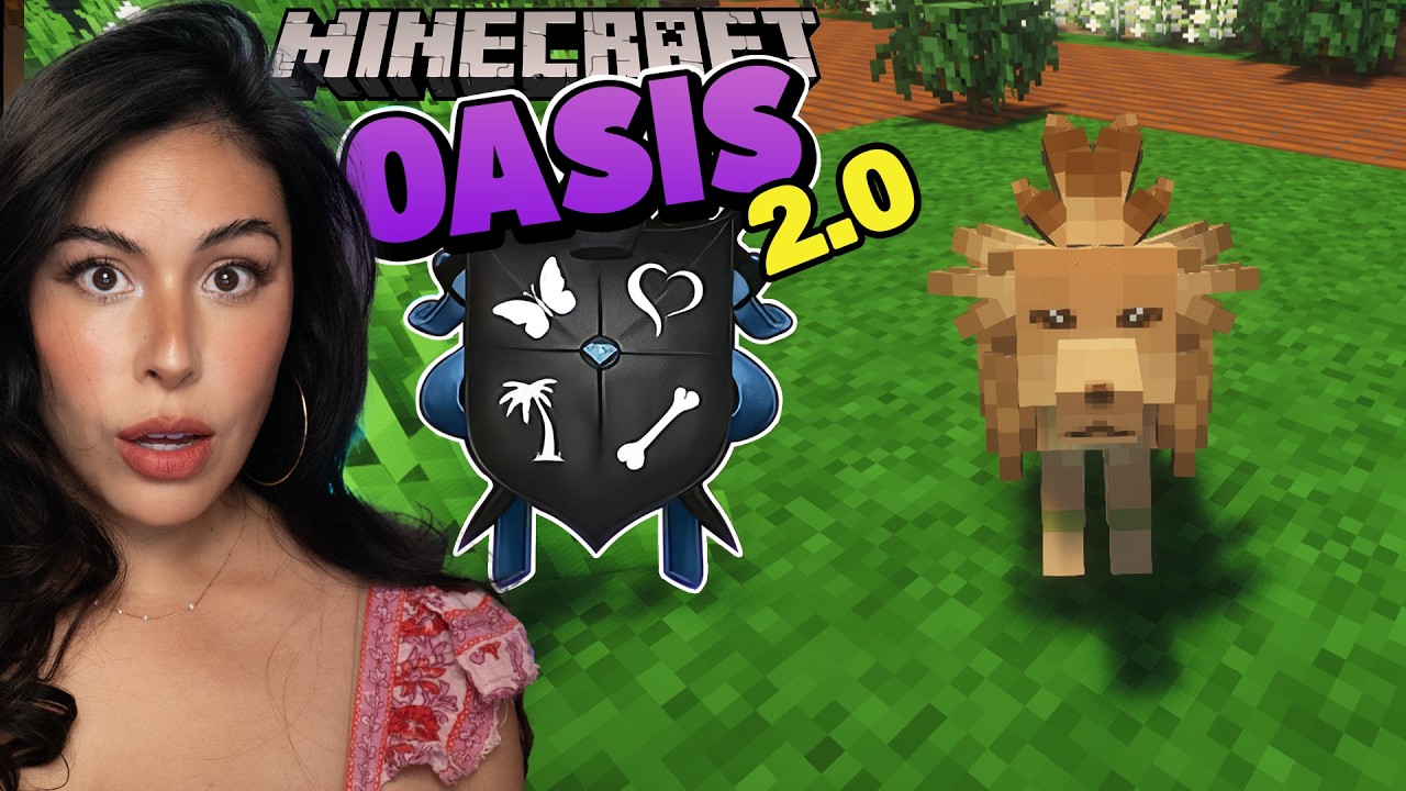 A New Doggy Friend in Minecraft Oasis 2.0 LIVE #26
