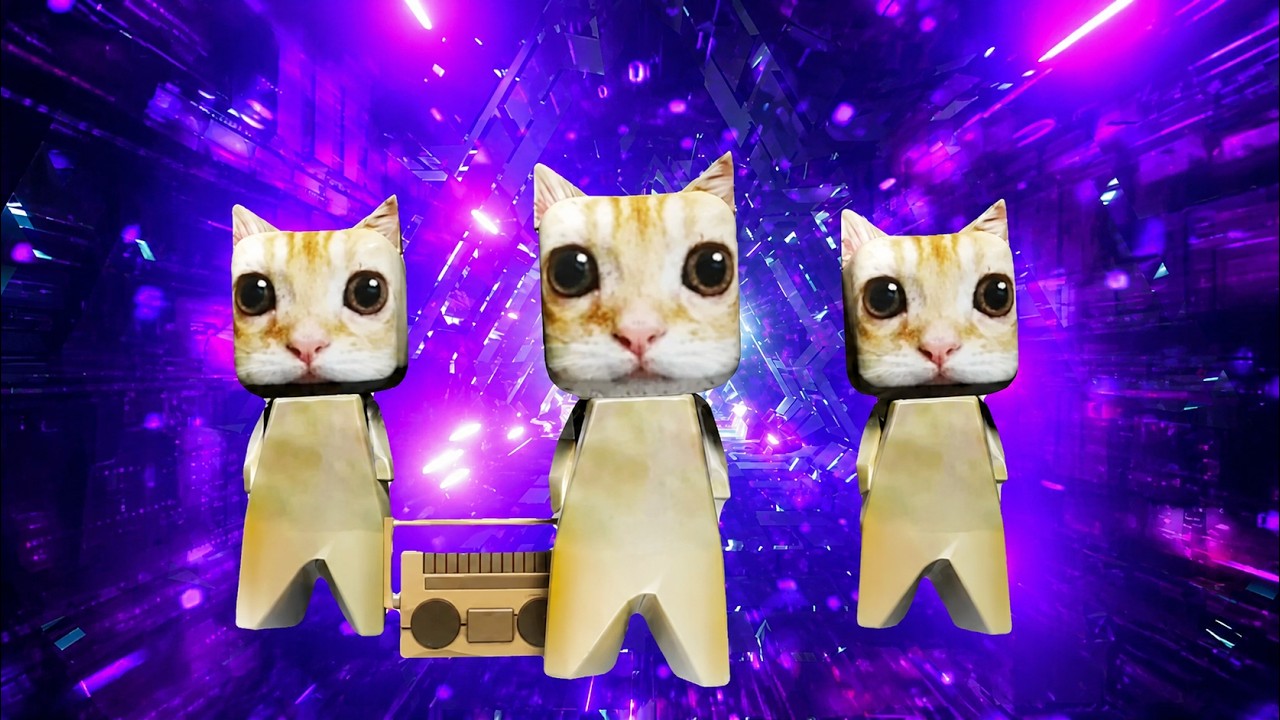 El Gato Cats dancing to Bemax - Basin Goreng [AMV]