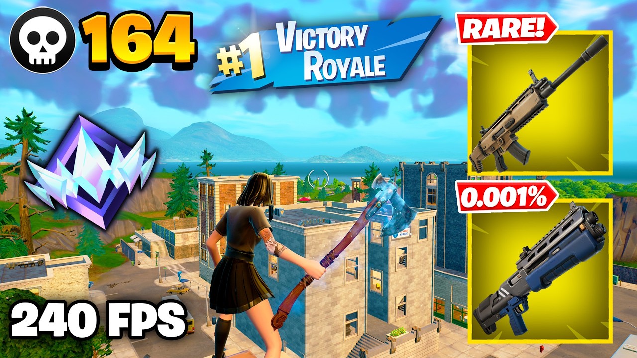 164 Elimination "RANKED RELOAD" Gameplay Wins (Fortnite Chapter 7 Keyboard & Mouse)