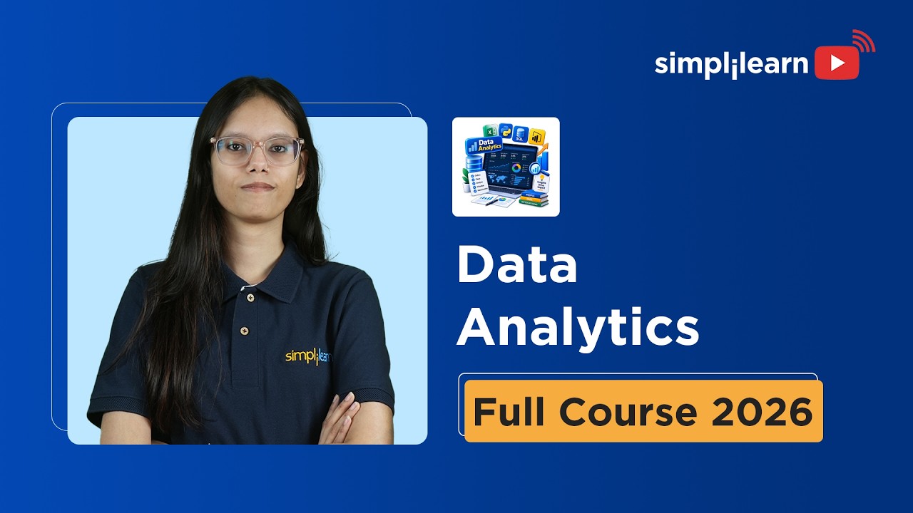Data Analytics Full Course 2026 | Data Analytics Course Beginner to Advanced | Simplilearn