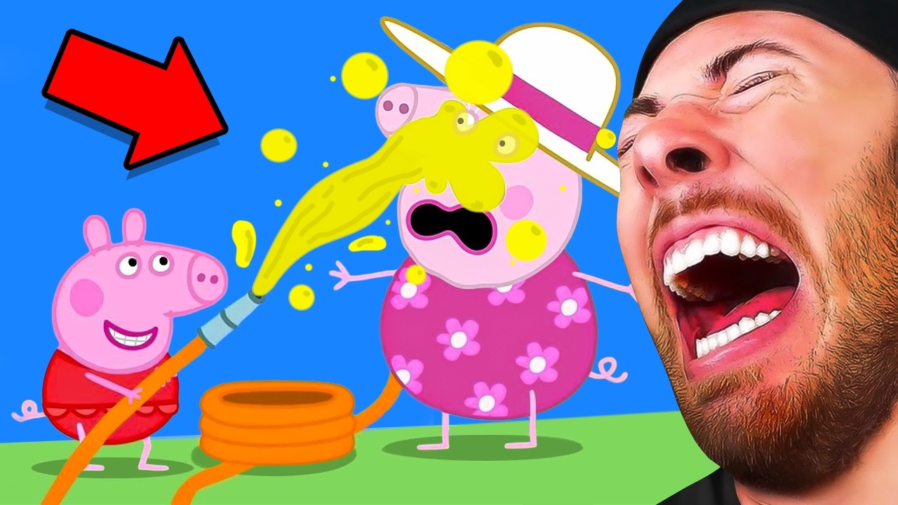 FUNNY Peppa Pig TRY NOT TO LAUGH CHALLENGE!