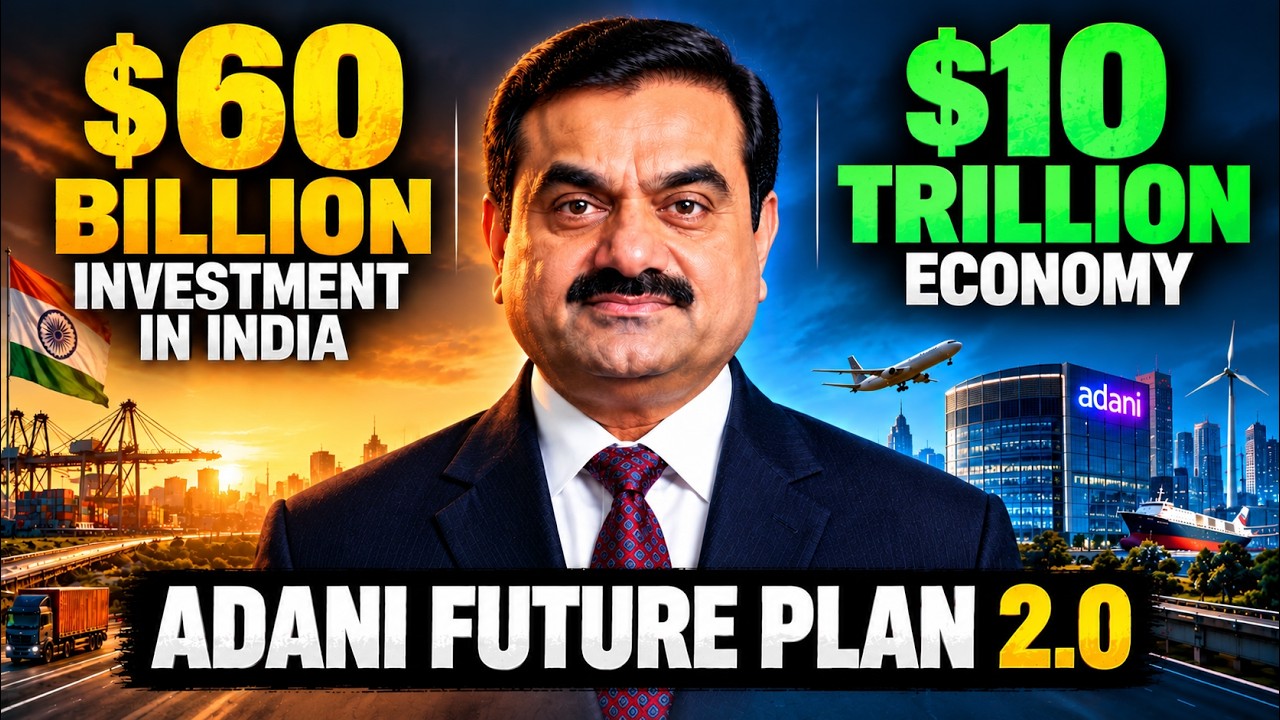 Adani Future Plan : $60 Billion Infrastructure Projects, India $10 Trillion Economy
