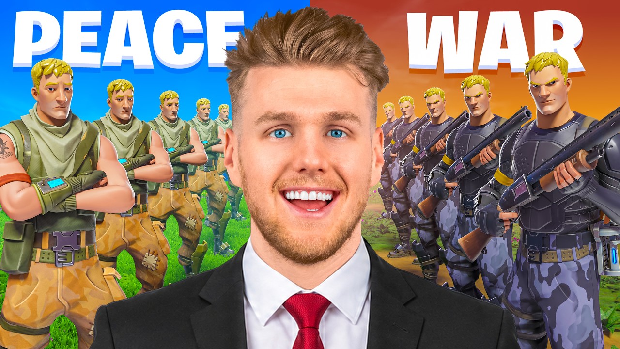 50 Players Simulate Civilization in Fortnite!