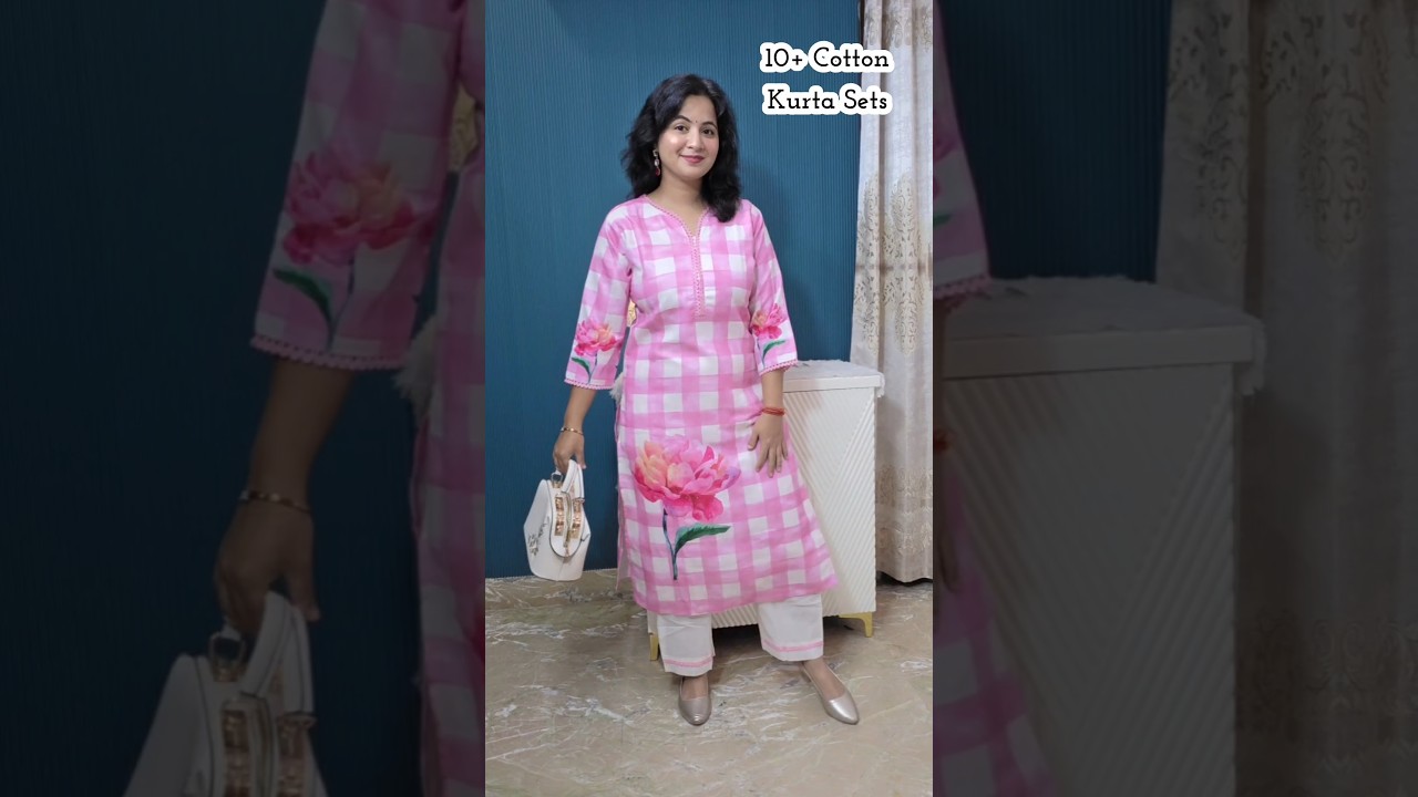 Indo Era Cotton Kurta Sets From Myntra 💕 #suit #suits #kurta #kurti