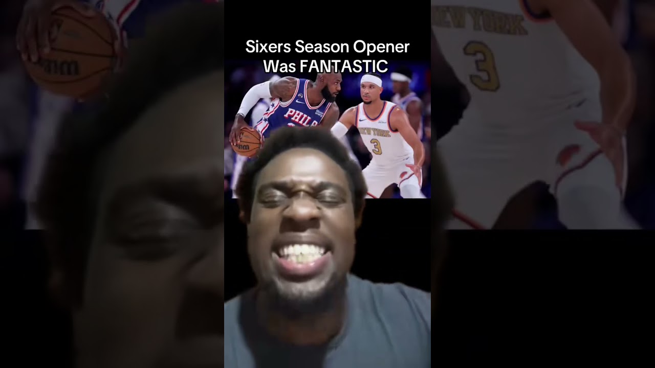 Sixers season opener #lebronjames #nba #basketball