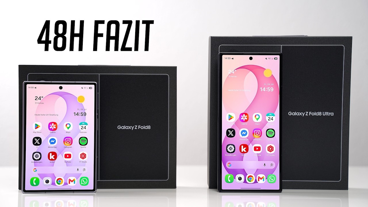 Samsung Galaxy Z Fold 8 & Fold8 Ultra - Unboxing & Eindrücke nach 48h (Deutsch) | SwagTab