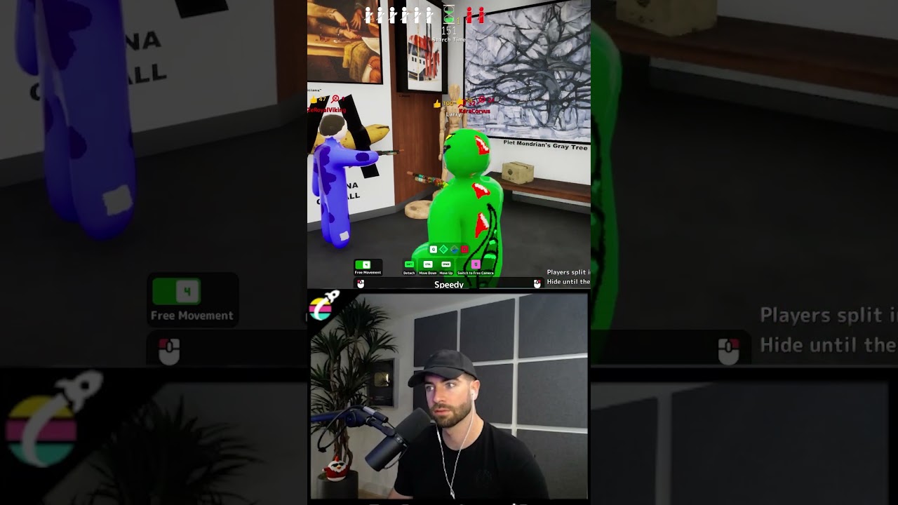 Larry's Absurd Hiding Spot in Meccha Chameleon!