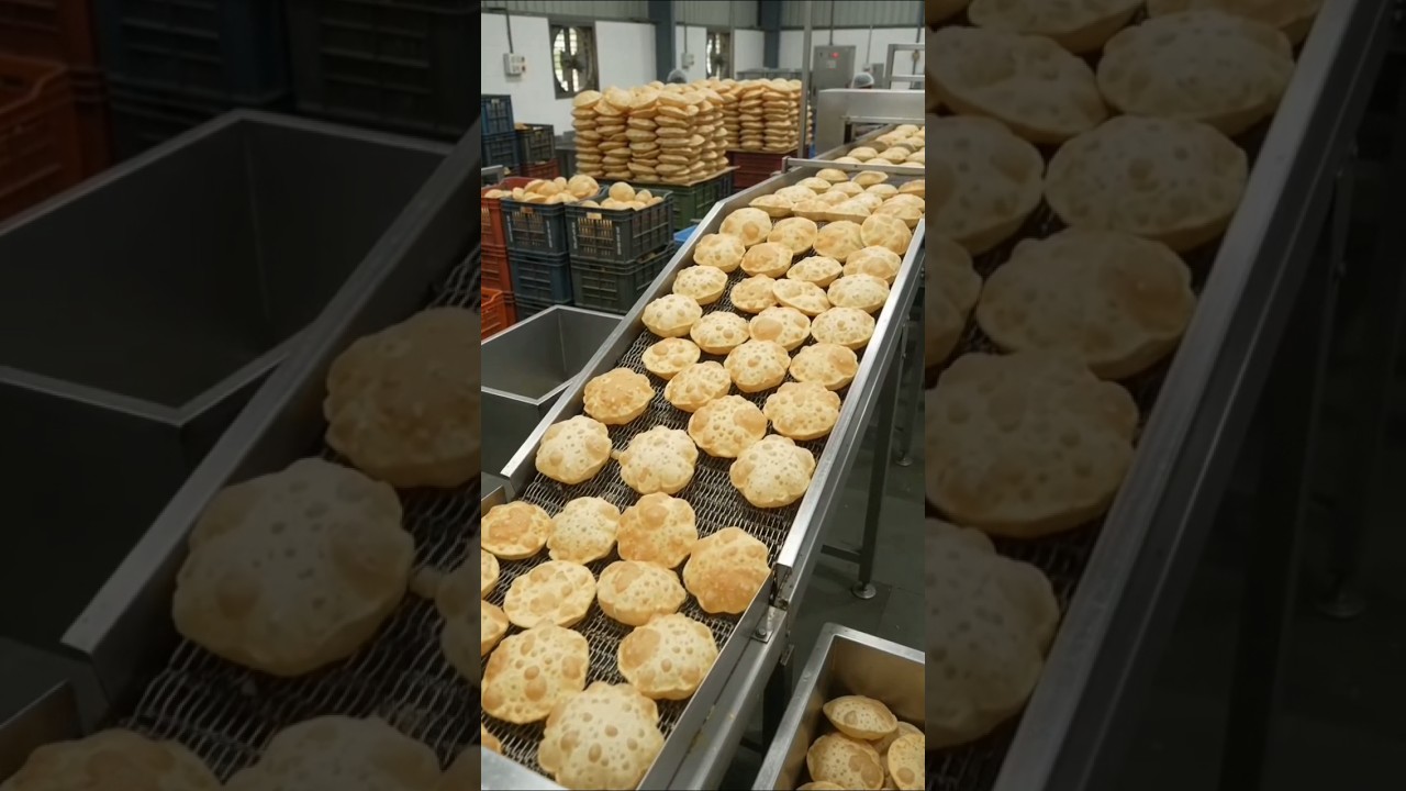 chola puri in mass production 🥰📈 #indianfoodmadeeasy #foodie  #indiankitchen #streetfood #home