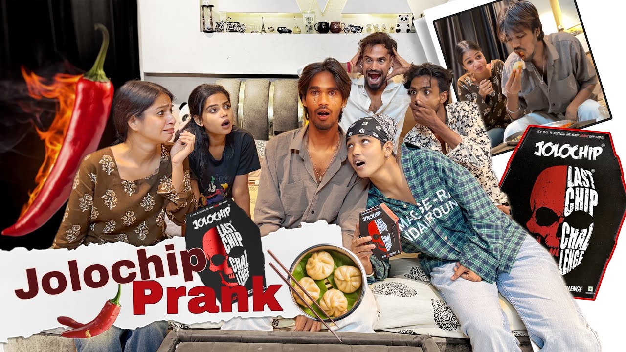 Gaurav Ke Sath Kiya Jolochip Prank😱🫪 #youtube #rajjufam #prank #jolochipchallange #viral #funny 
