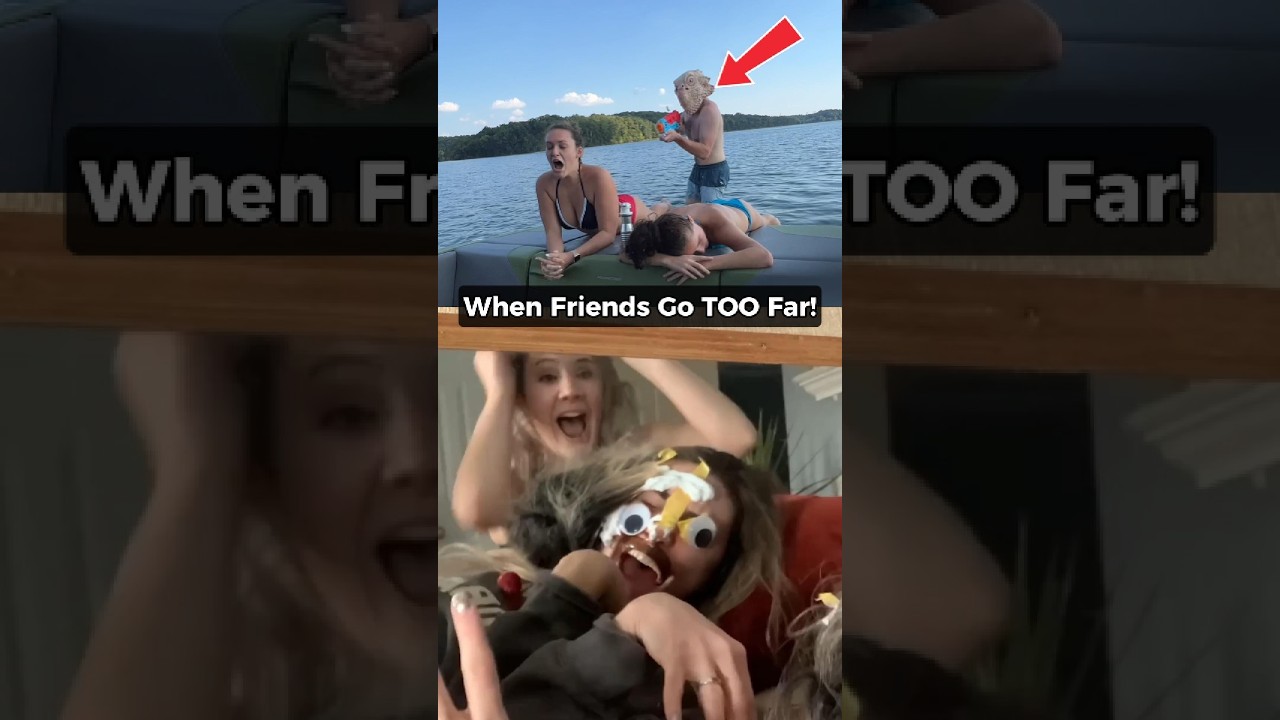 When Friends Go TOO Far! Secret Squirt Gun & Creepy Alien Mask Pranks