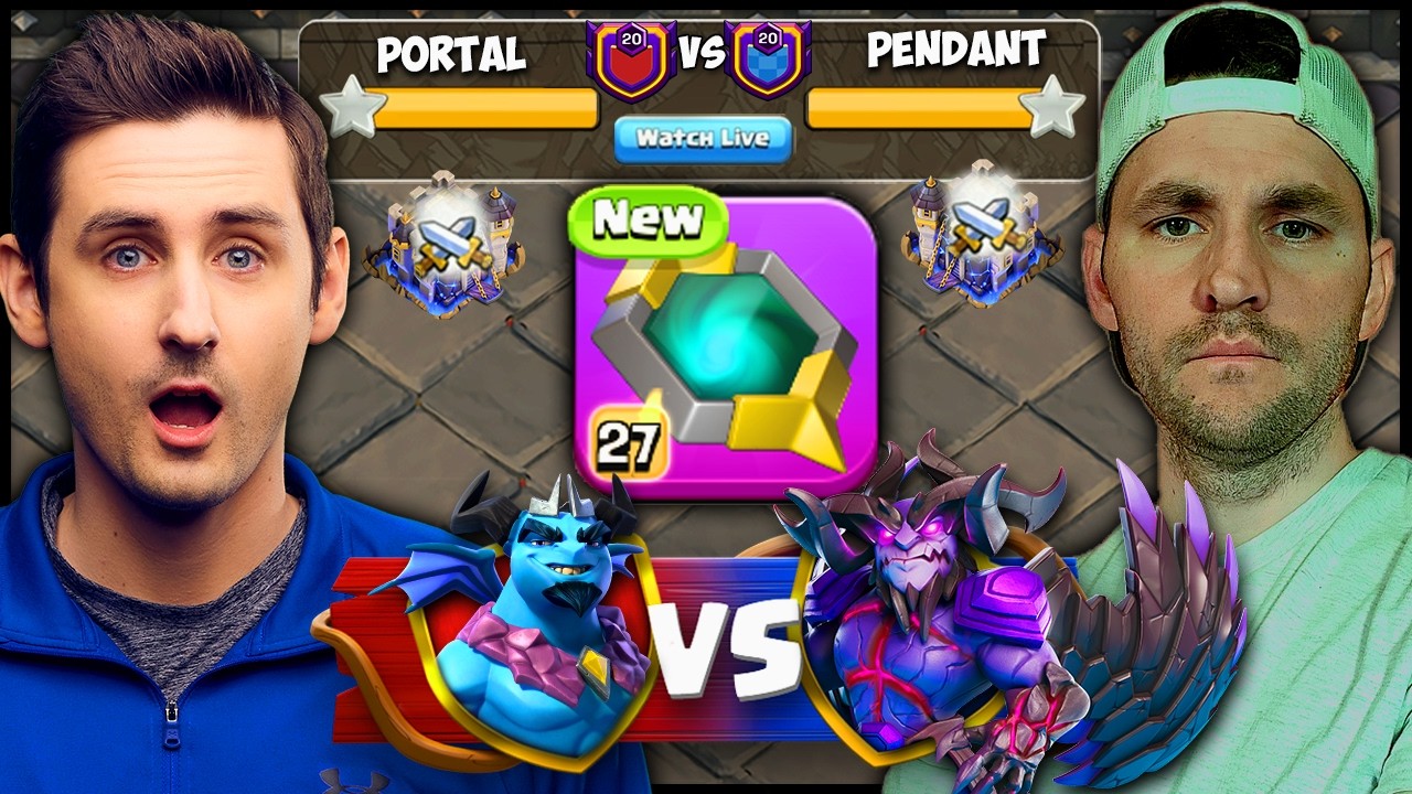 1st War with NEW Portal Pendant in Clash of Clans!