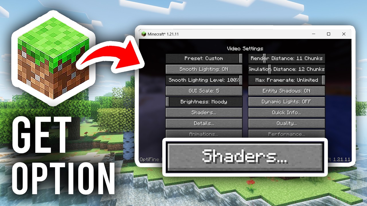 How To Get Shaders Option In Minecraft - Enable Shaders