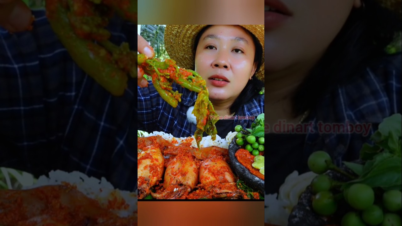 cumi bunting 🤤 #mukbang #food #makan
