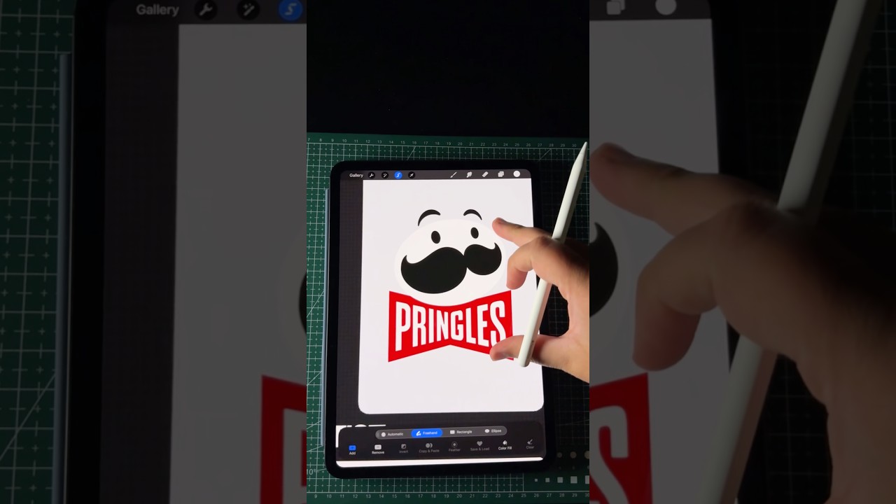 Animating Pringles on iPad #animation #logo