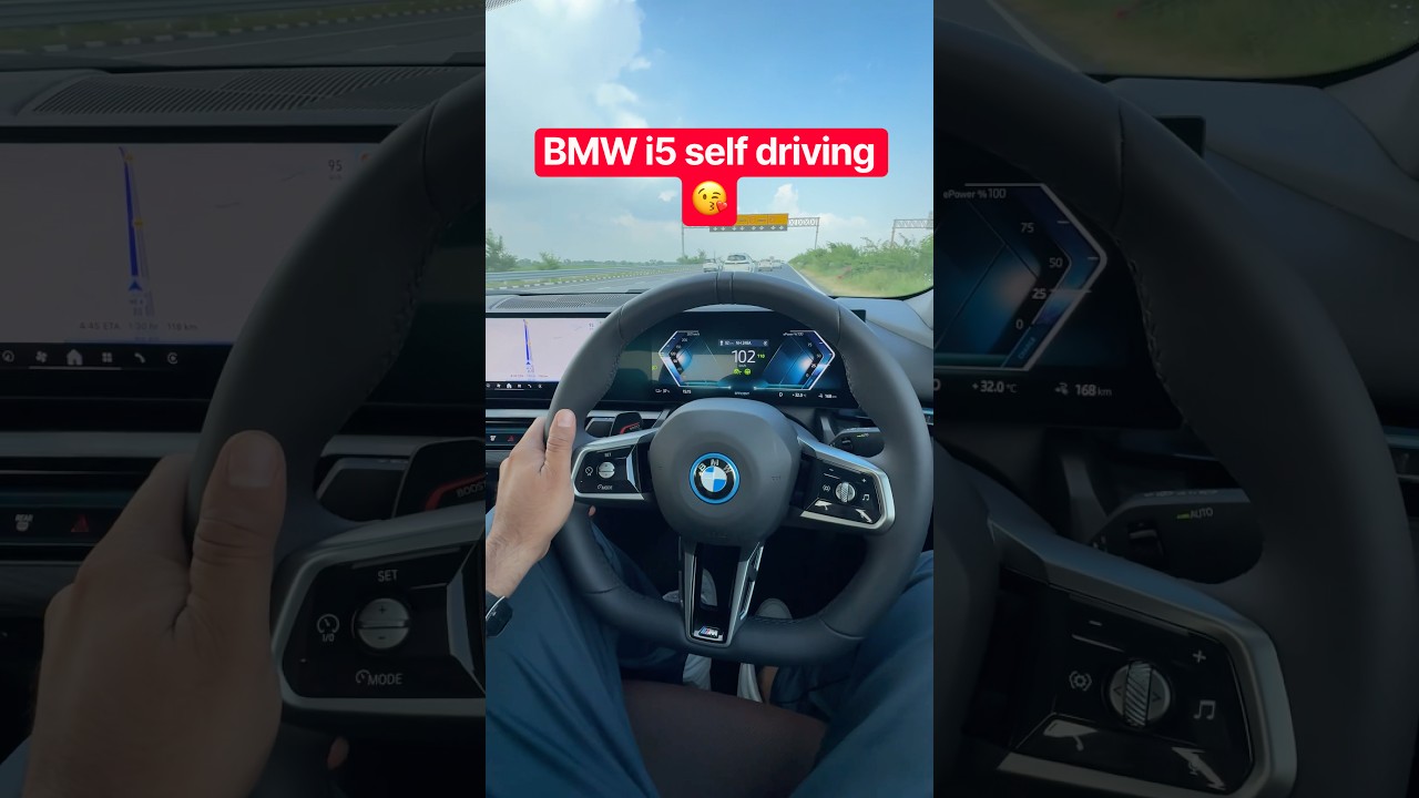 BMW i5 adaptive cruise control #bmw #trend #car #luxury #travel