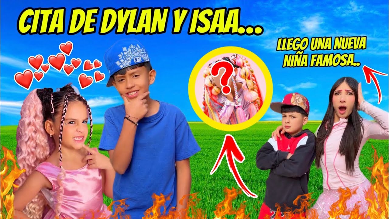 DYLAN & ISAMINIINFLUENCER CITA VIRTUAL😱😳😍🩷❤️💙 (Llegó una NIÑA FAMOSA… SALO..) 