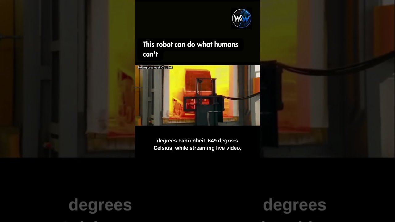 This robot is braver than any firefighter #firefighting #robot #courage