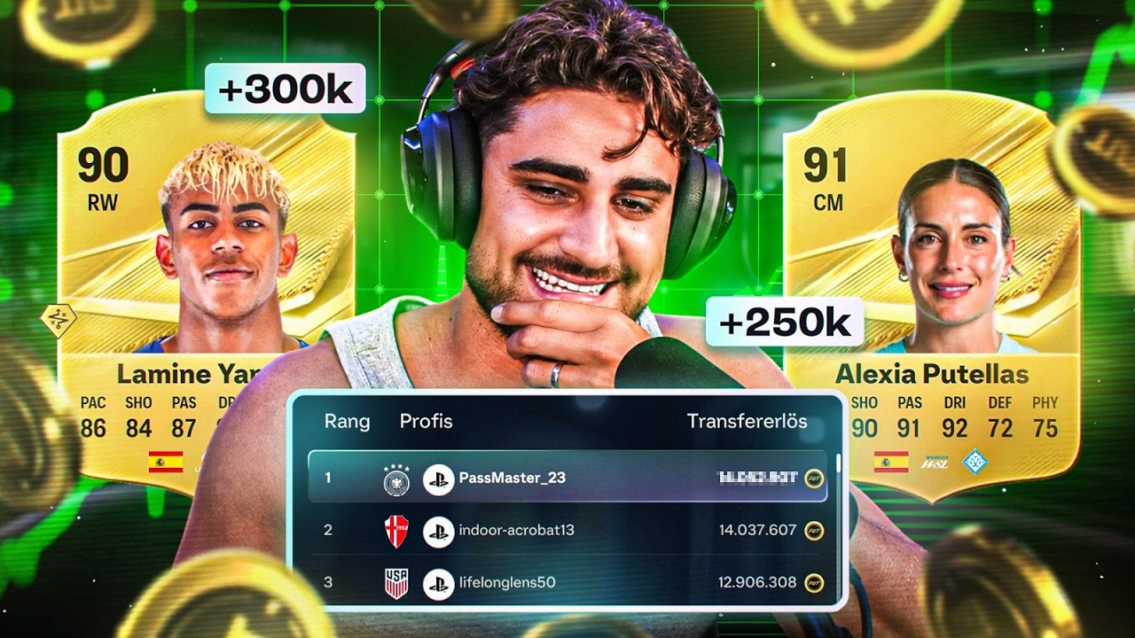 ICH HABE DIE MEISTEN MÜNZEN AUF DER WELT!🤑 EA FC 27 Streamingvilla Trading + Investments 🔥