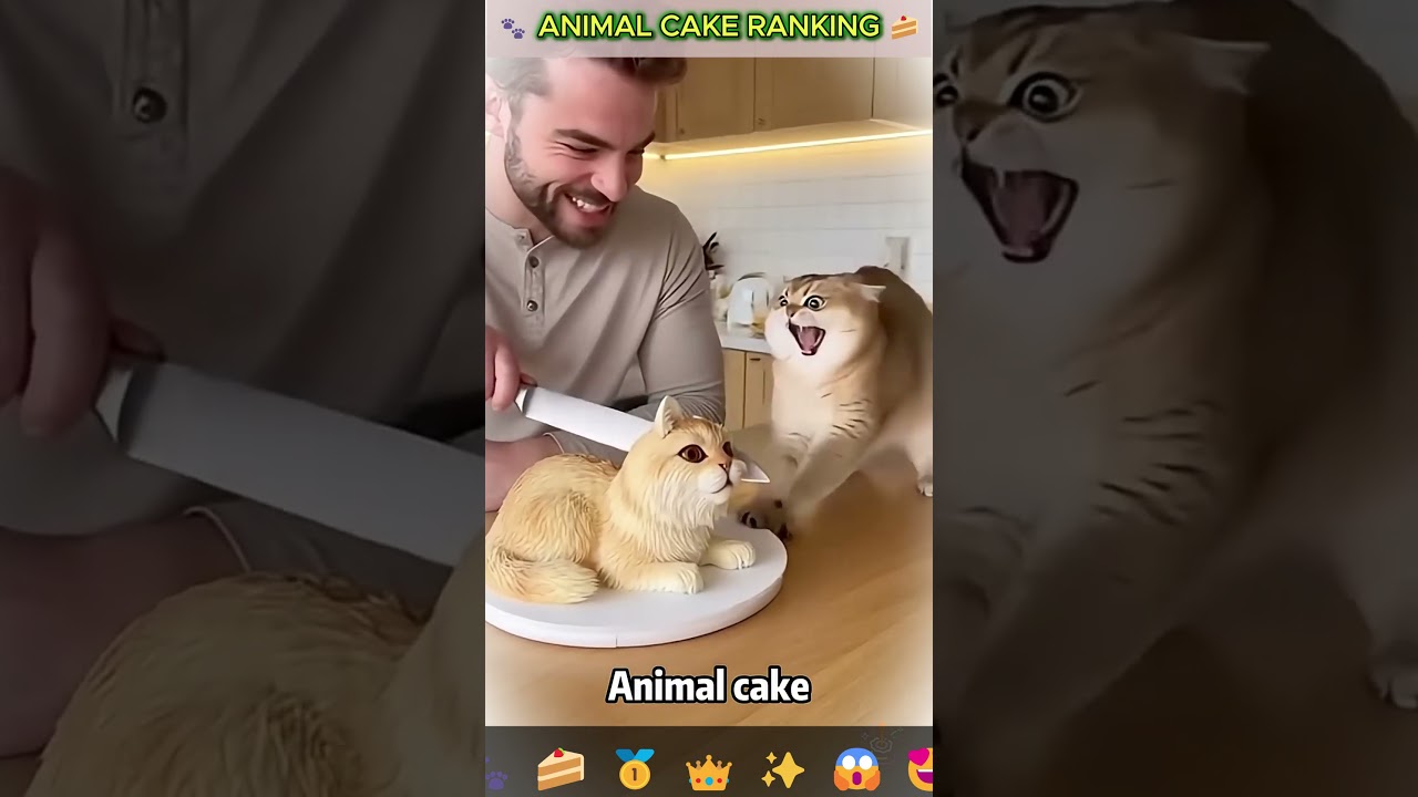 Animal Cake Ranking #funny #comedy  #cat  #pets #dogs #usa