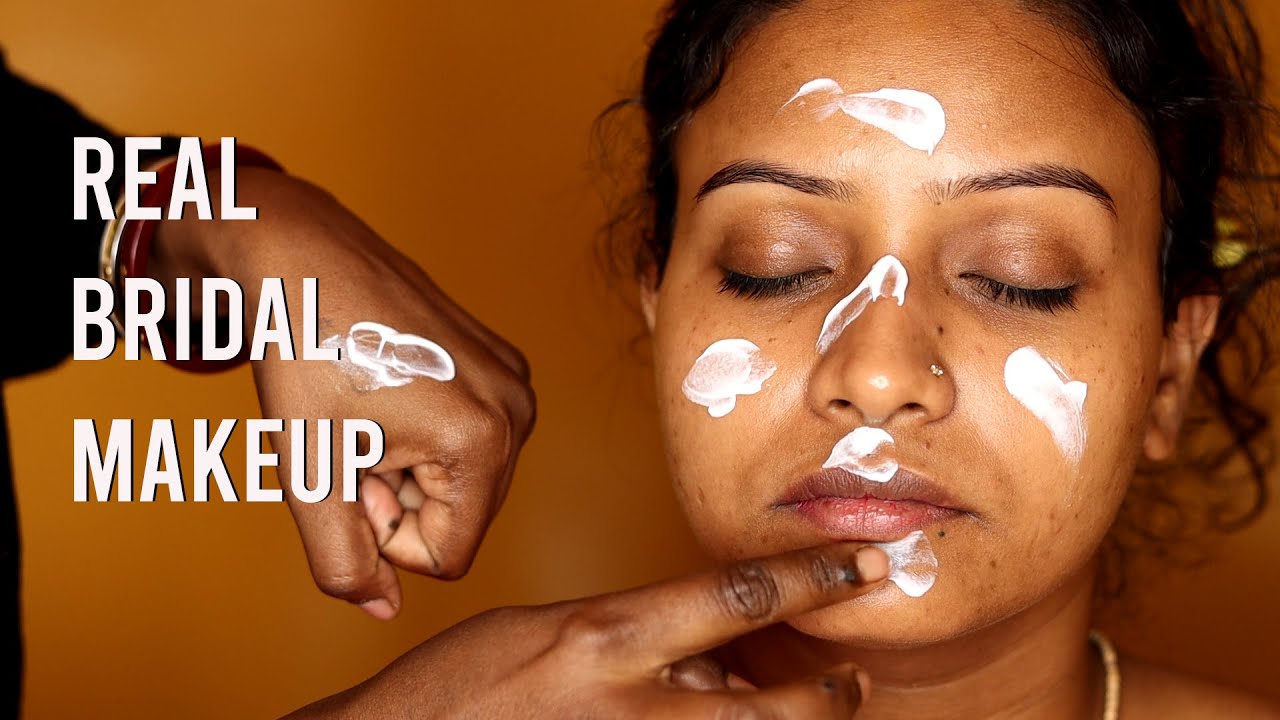 Real Bridal Makeup / Step By Step Long Lasting Bridal Makeup Tutorial/ Dry Skin Bridal Makeup
