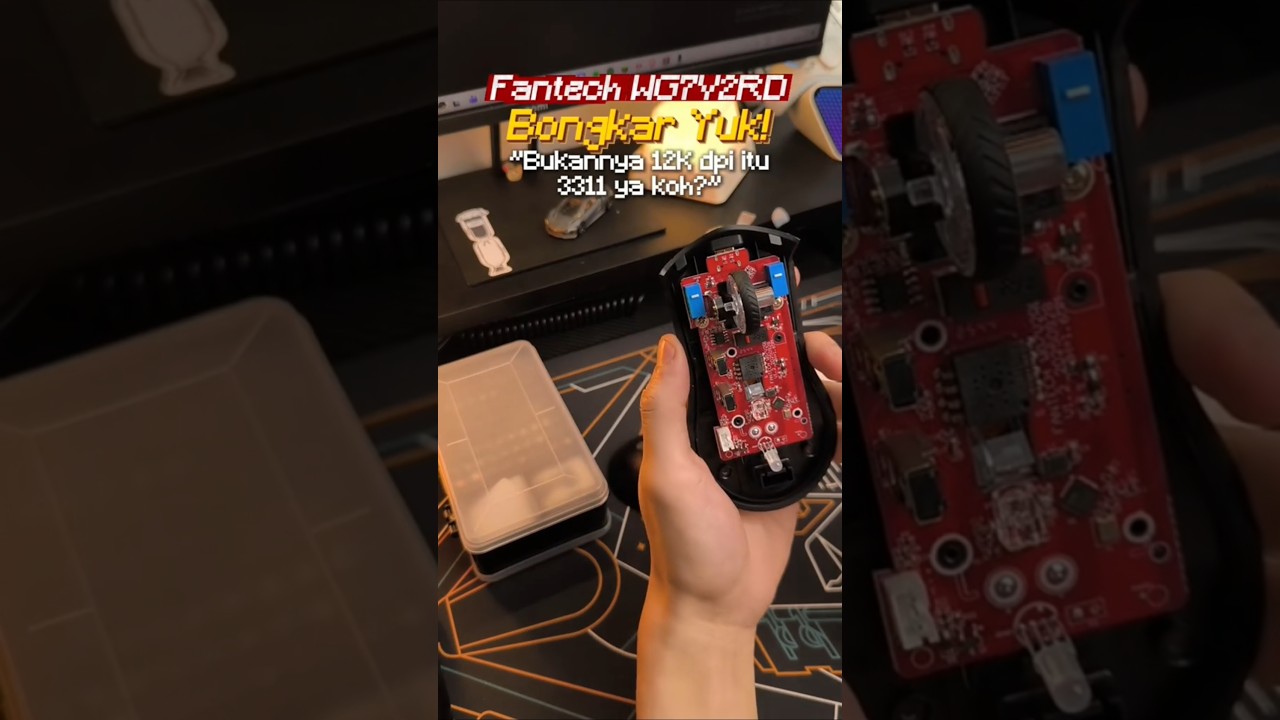 Bongkar Yuk! Bongkar Fantech WG7V2RD • #MOUSE #MOUSEGAMING #GAMINGMOUSE #FANTECH #FANTECHWG7V2RD