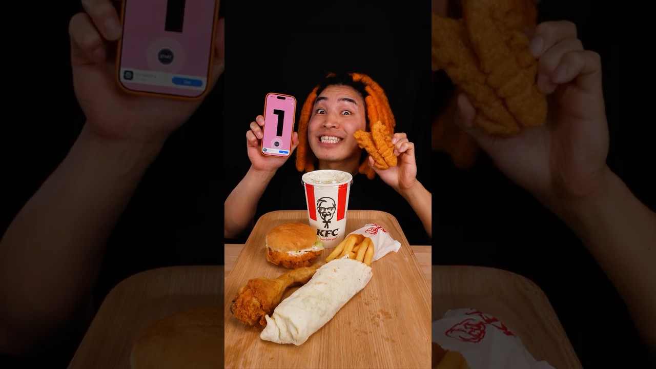 KFC random bite challenge @Suzaki_cook