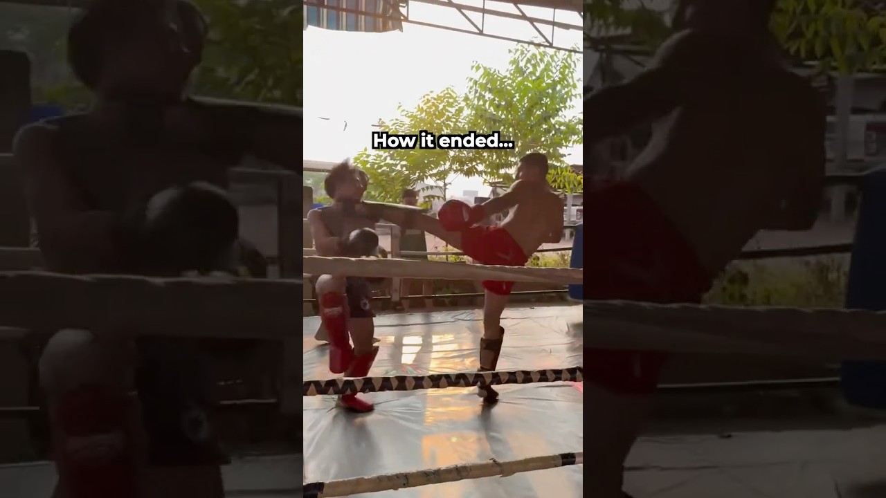 Sparring Goes WRONG... Local Fighter Picks the Wrong Tourist