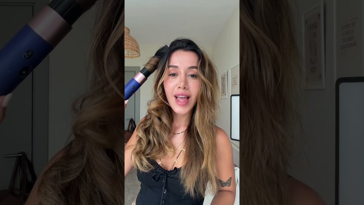 Hacimli saç şekillendirme ♥️