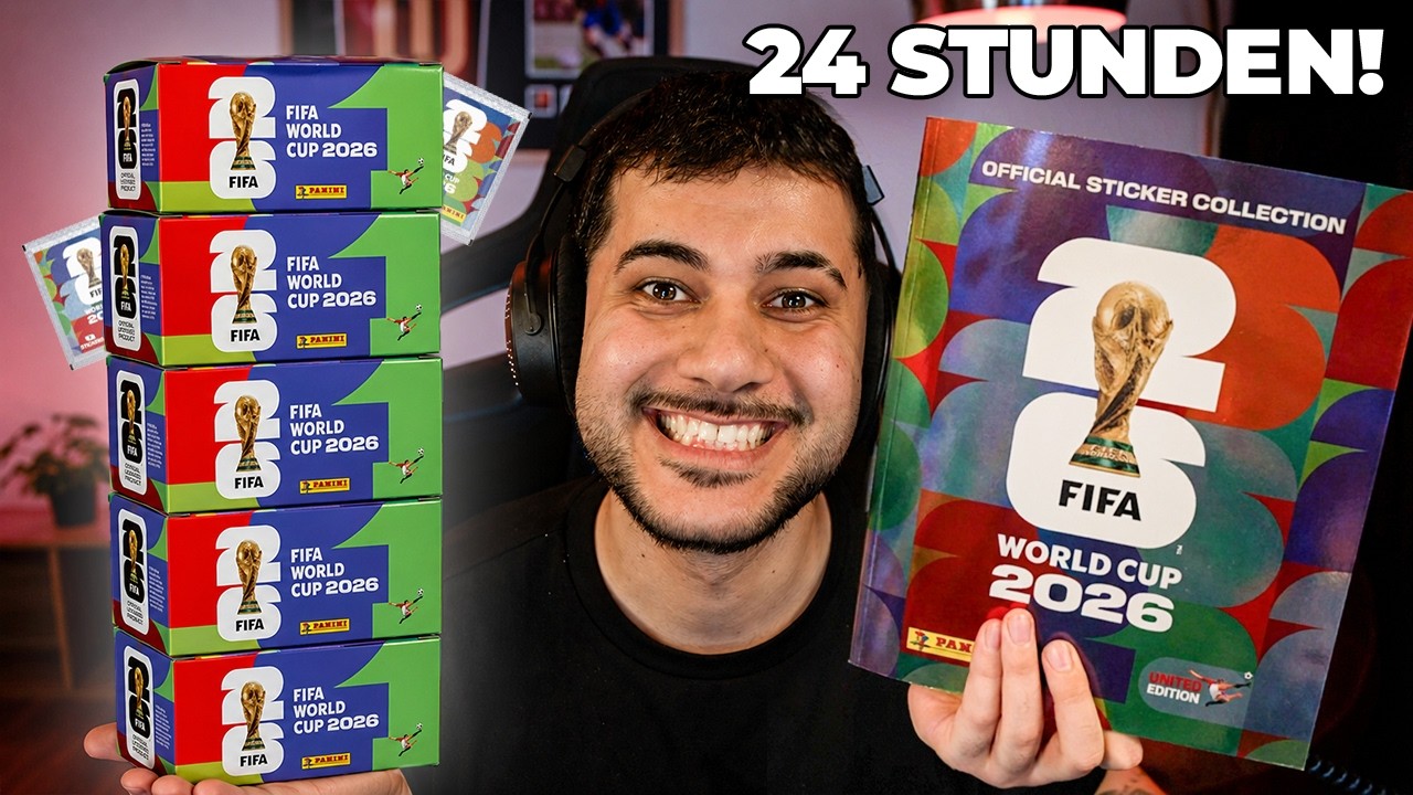 Ich Fülle 1 WM Stickerheft in 24 Stunden