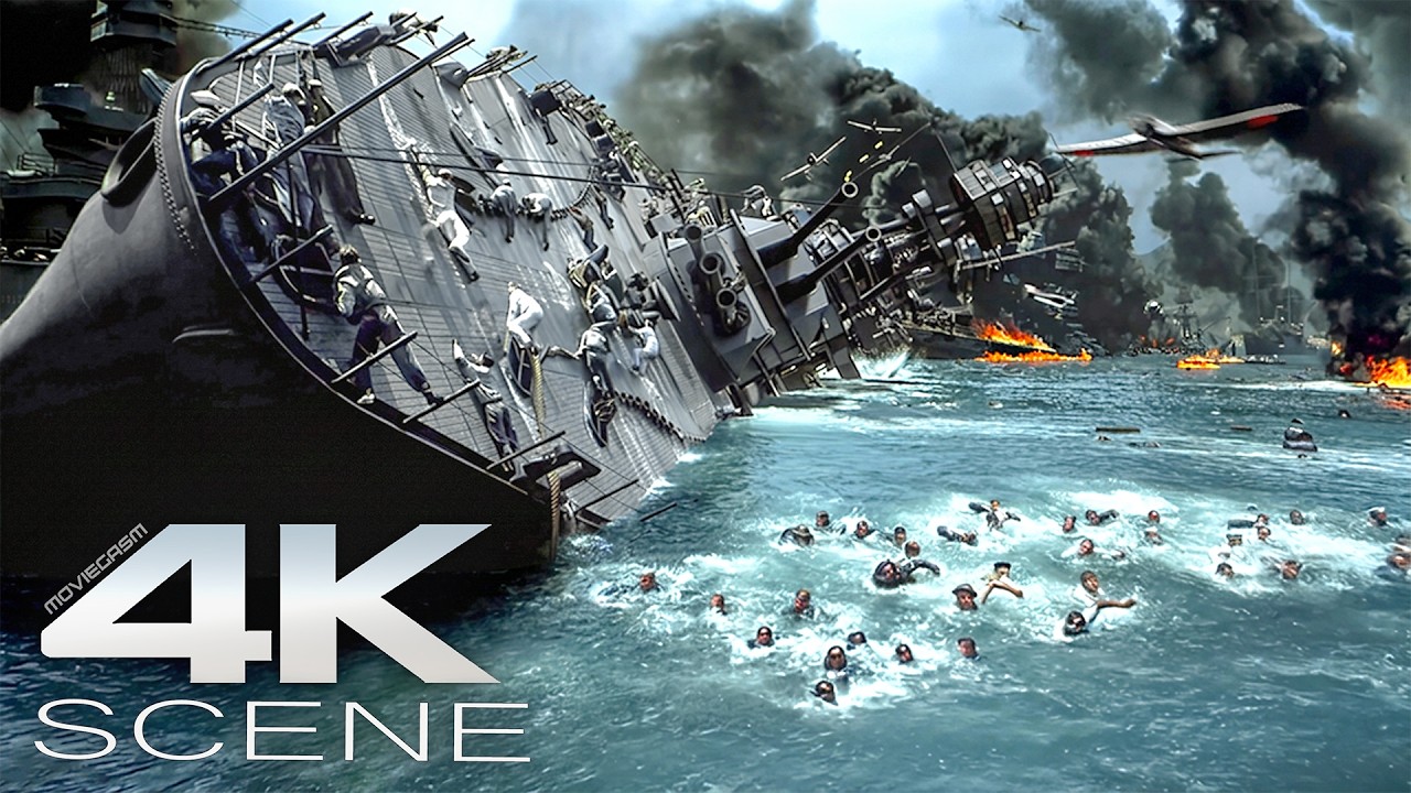 Kamikaze Pilots Destroy Pearl Harbor (4K Blu-ray) WWII Scene | Pearl Harbor Movie Clip