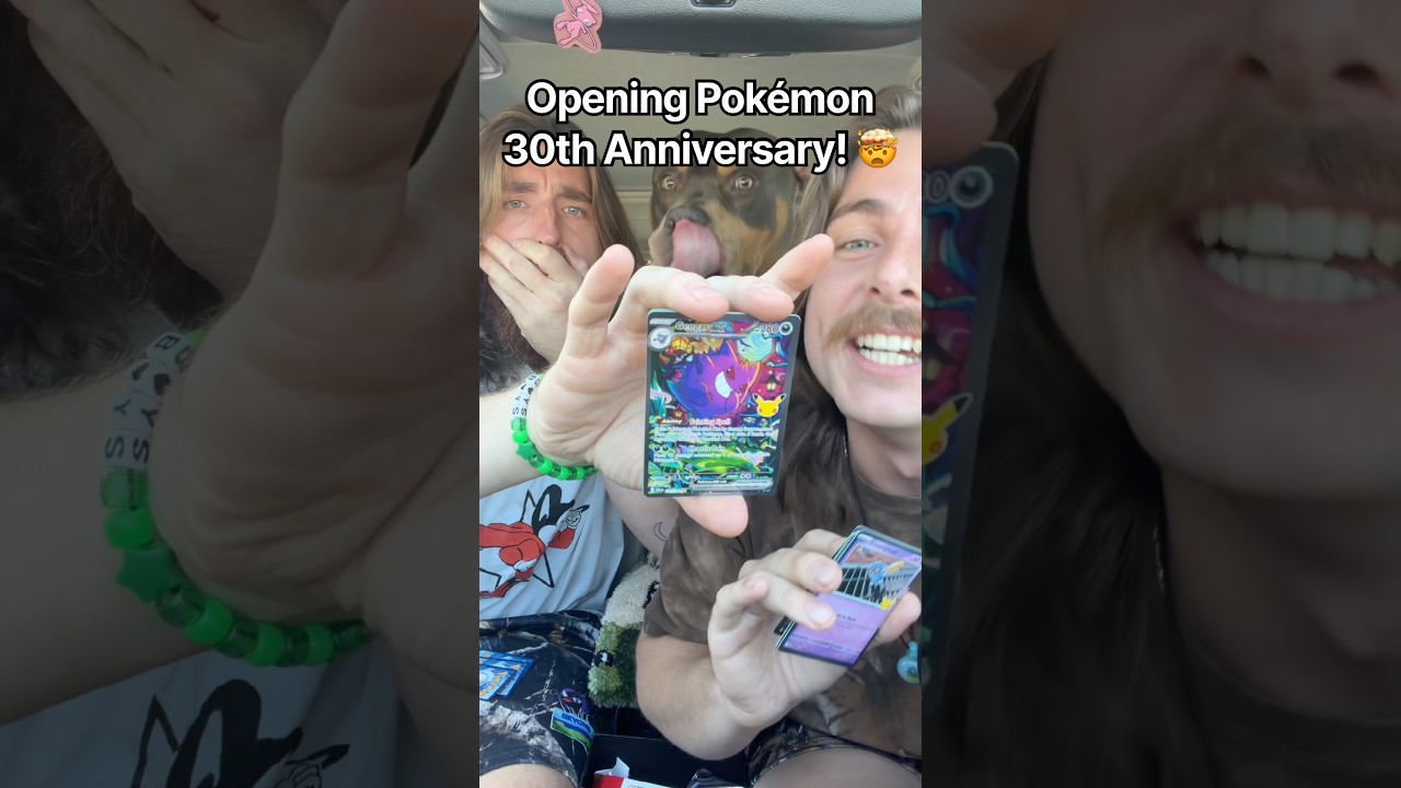 Opening Pokémon 30th Anniversary! #pokemon #pokemoncards #pokemontcg #pokemoncommunity #shorts