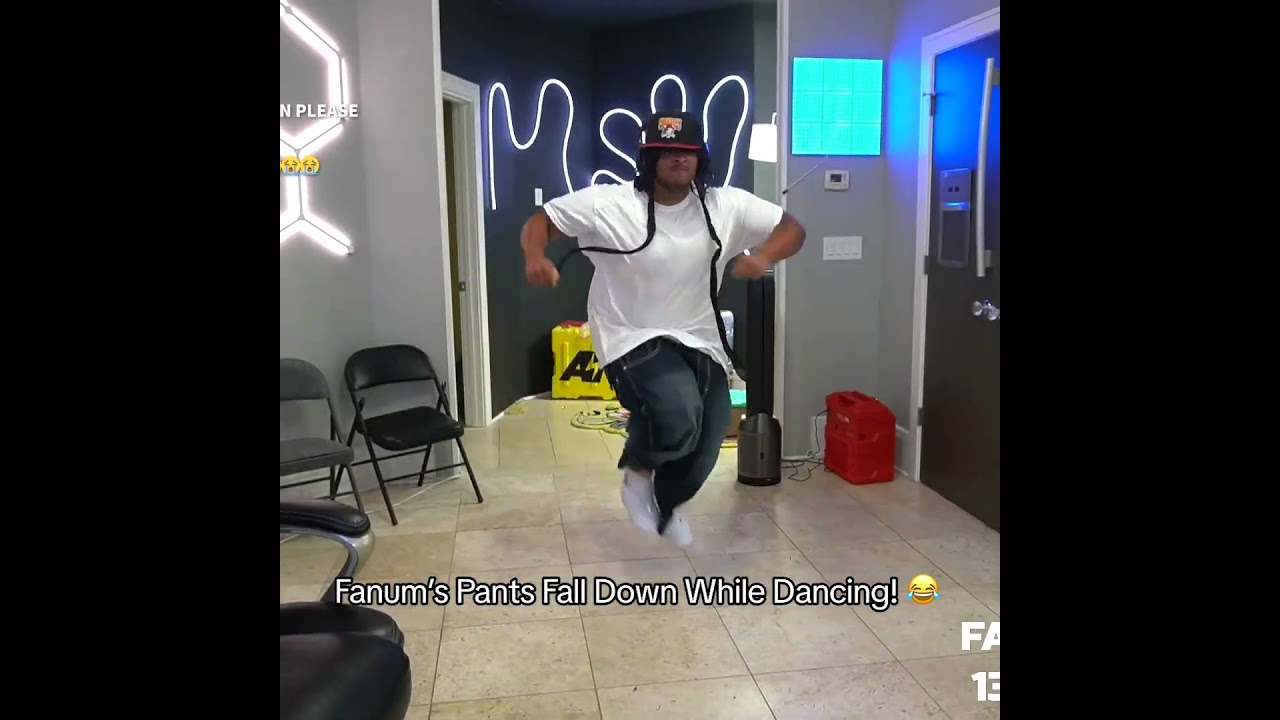 Fanum’s Pants Fall Down While Dancing! 😂