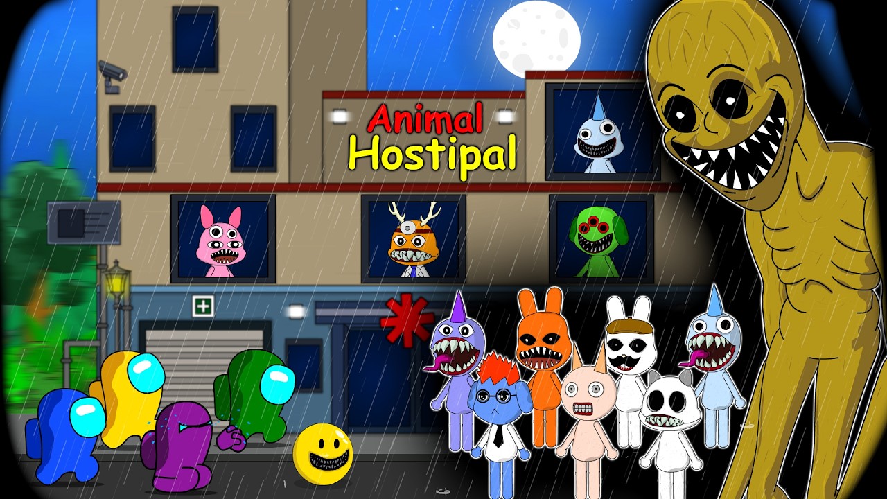 Among Us vs VERITY in Animal Hospital Anomaly || ANIMATION