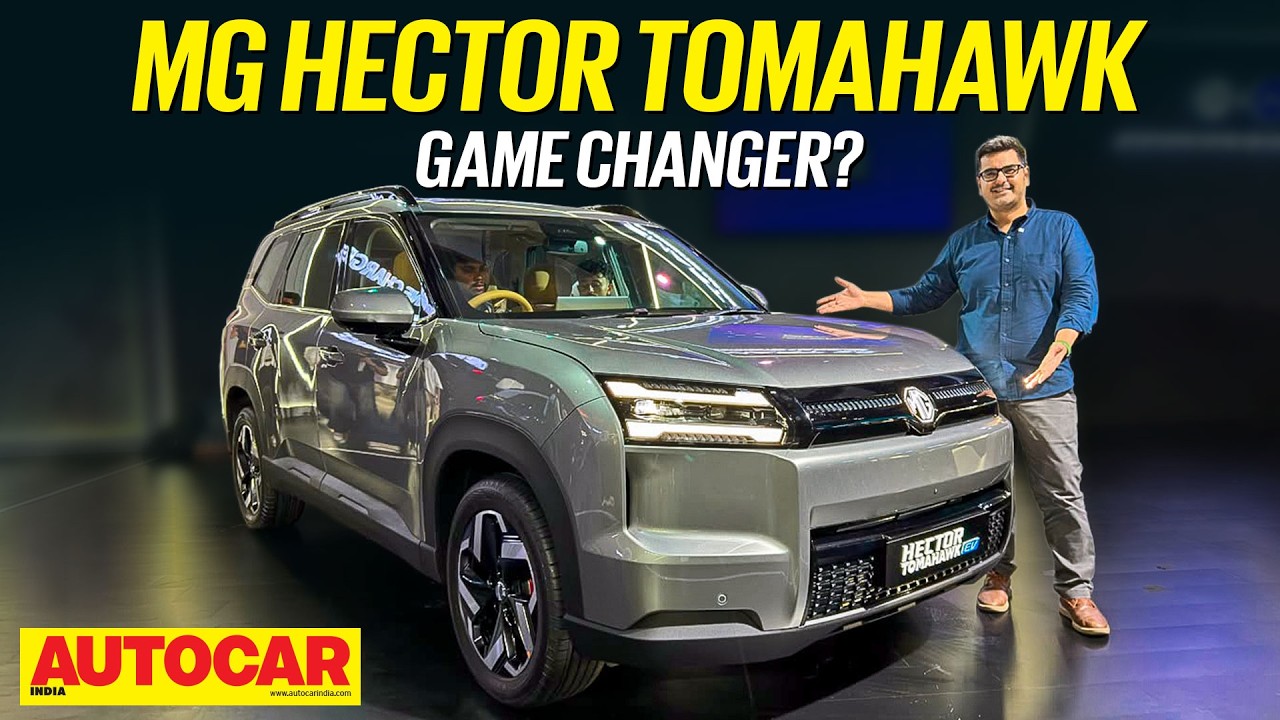 MG Hector Tomahawk - Plug-in hybrid XUV 7XO rival | First Look | Autocar India