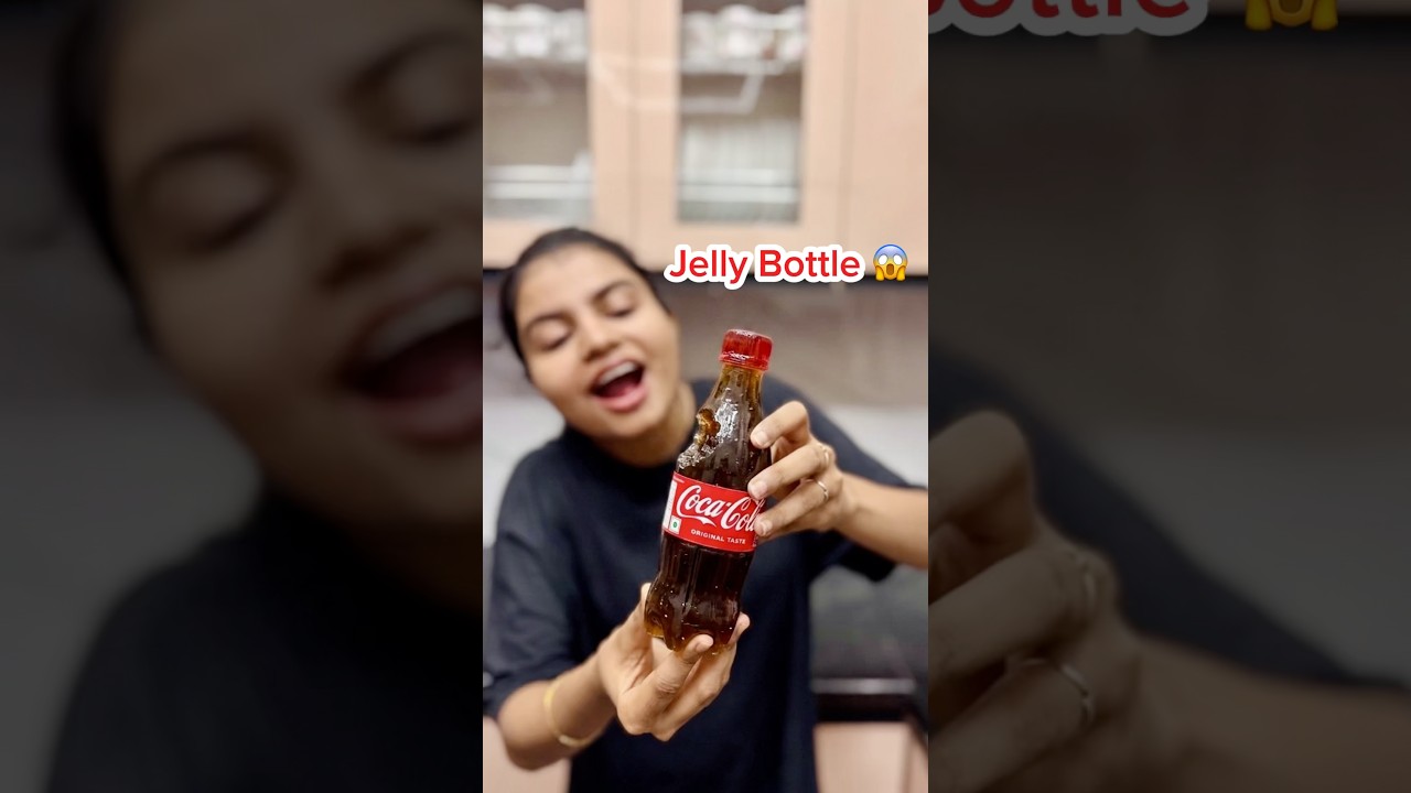 Jelly Bottle 😱✅|#shorts #jelly #cocacola