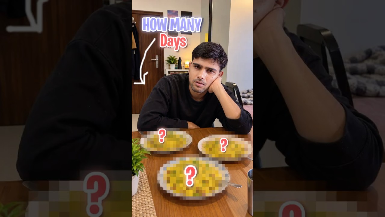Only Eating Same Food In Breakfast,Lunch And Dinner!