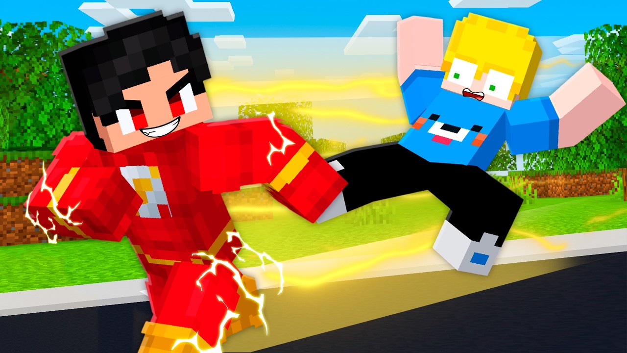 Virei um HERÓI para TROLAR meu Amigo no Minecraft!