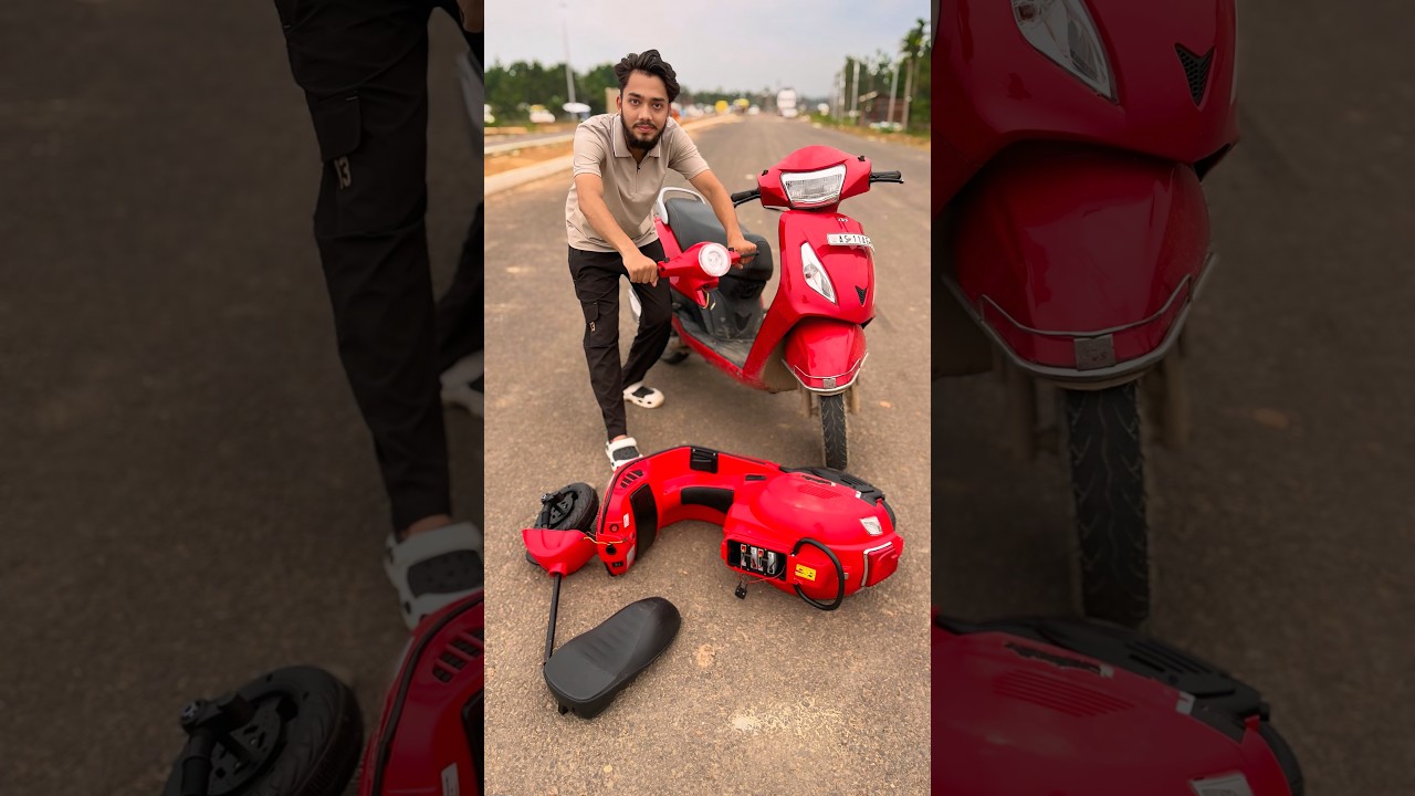 Amar N Torq Scooty and Red Vaspa Scooter Review and Test 😍