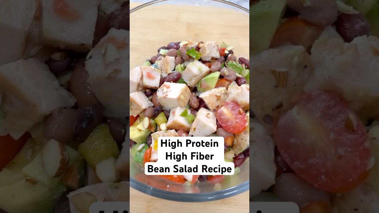 Make This High Protein High Fiber Bean Salad Recipe Today