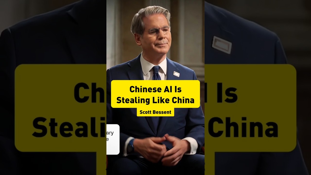 Chinese AI Is Stealing Like China: Scott Bessent | Chinese AI Shared Weapons Info Without Guardrails