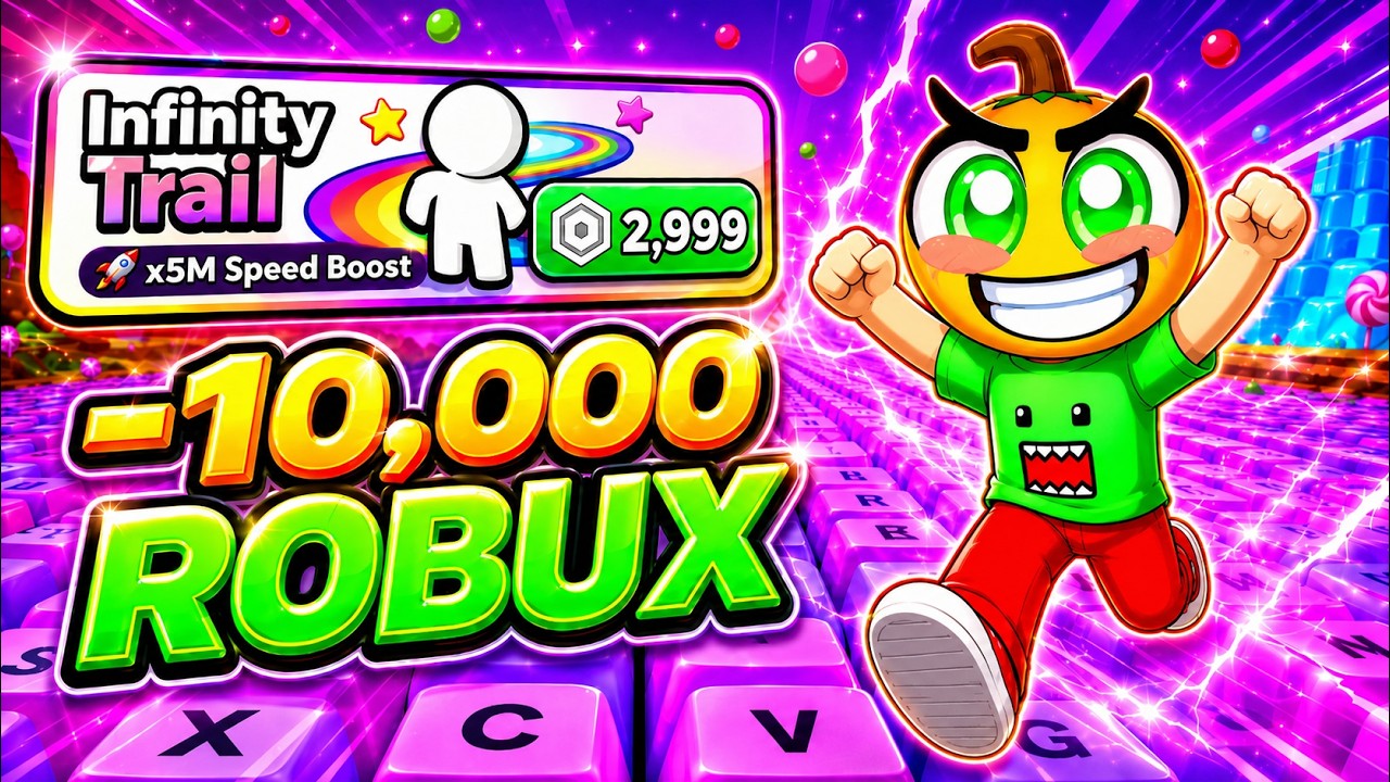 +1 SPEED RAHATLATICI KLAVYE'DE 10,000 ROBUX HARCADIM! 🤑 (battım..) | Roblox