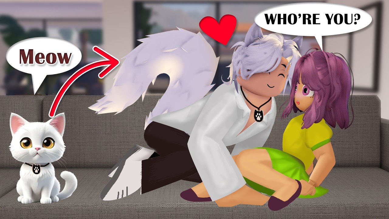 😸 My Cat turned into a handsome guy (Episode 1-8) | Violet Roblox TV