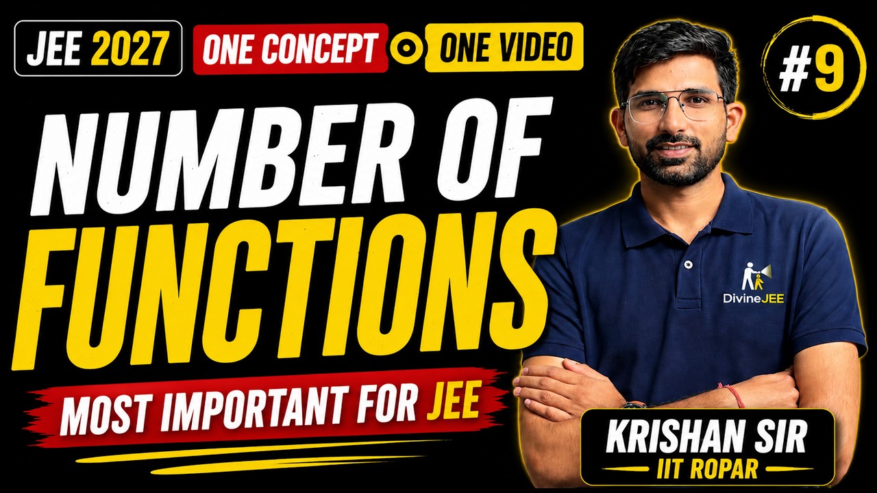 Number of Functions Complete Concept + PYQs | JEE Main 2027