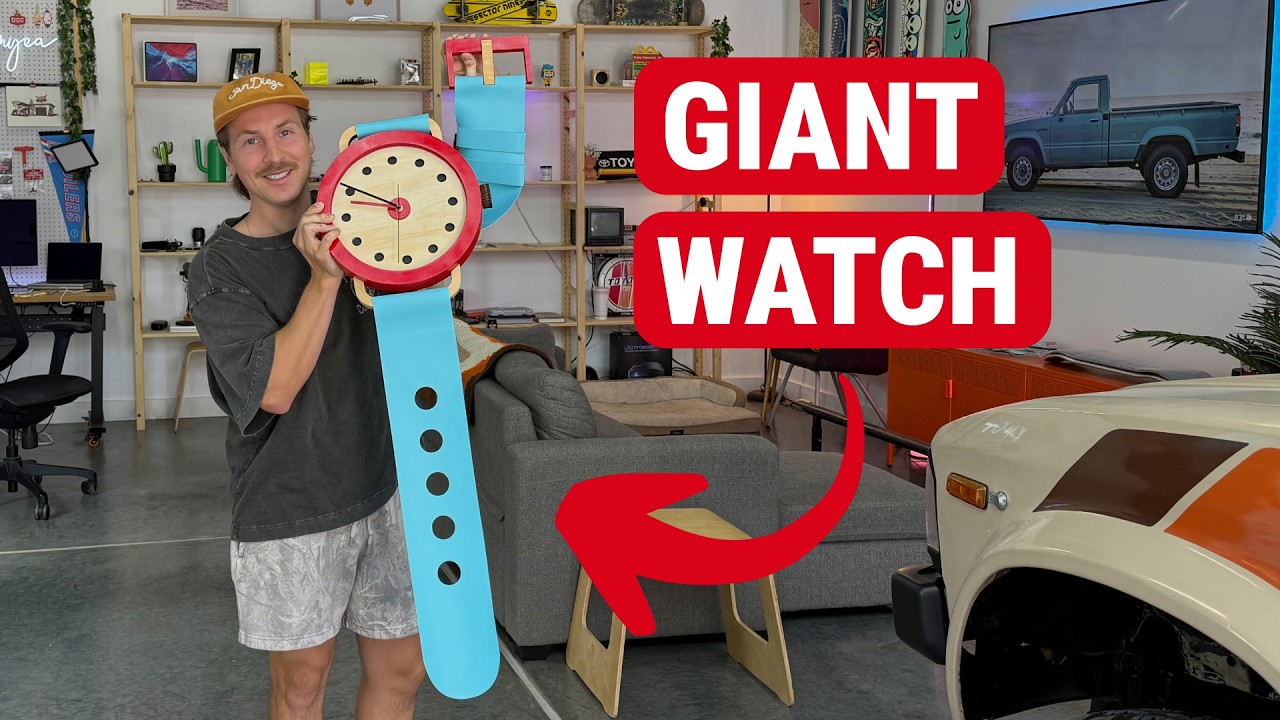 I Built the World's Biggest Wrist Watch with the New xTool M2
