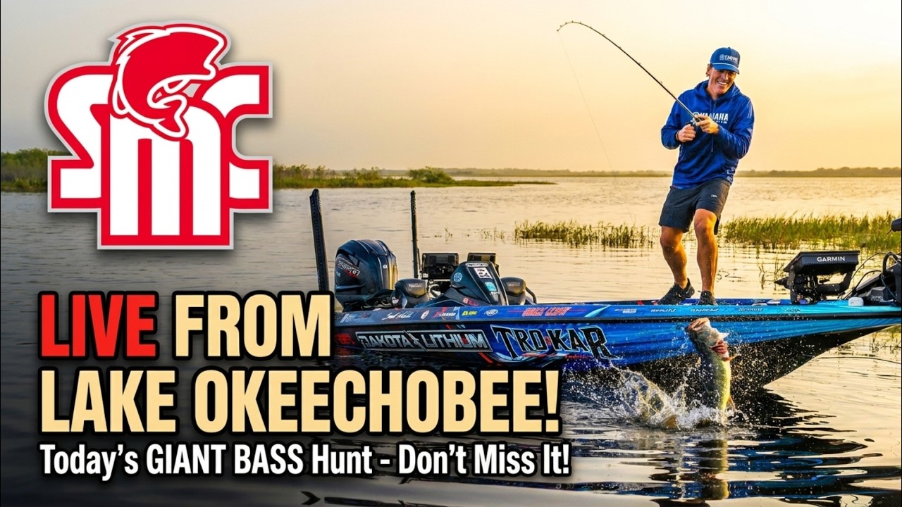 Scott Martin Fishing Lake Okeechobee LIVE June 24, 2026