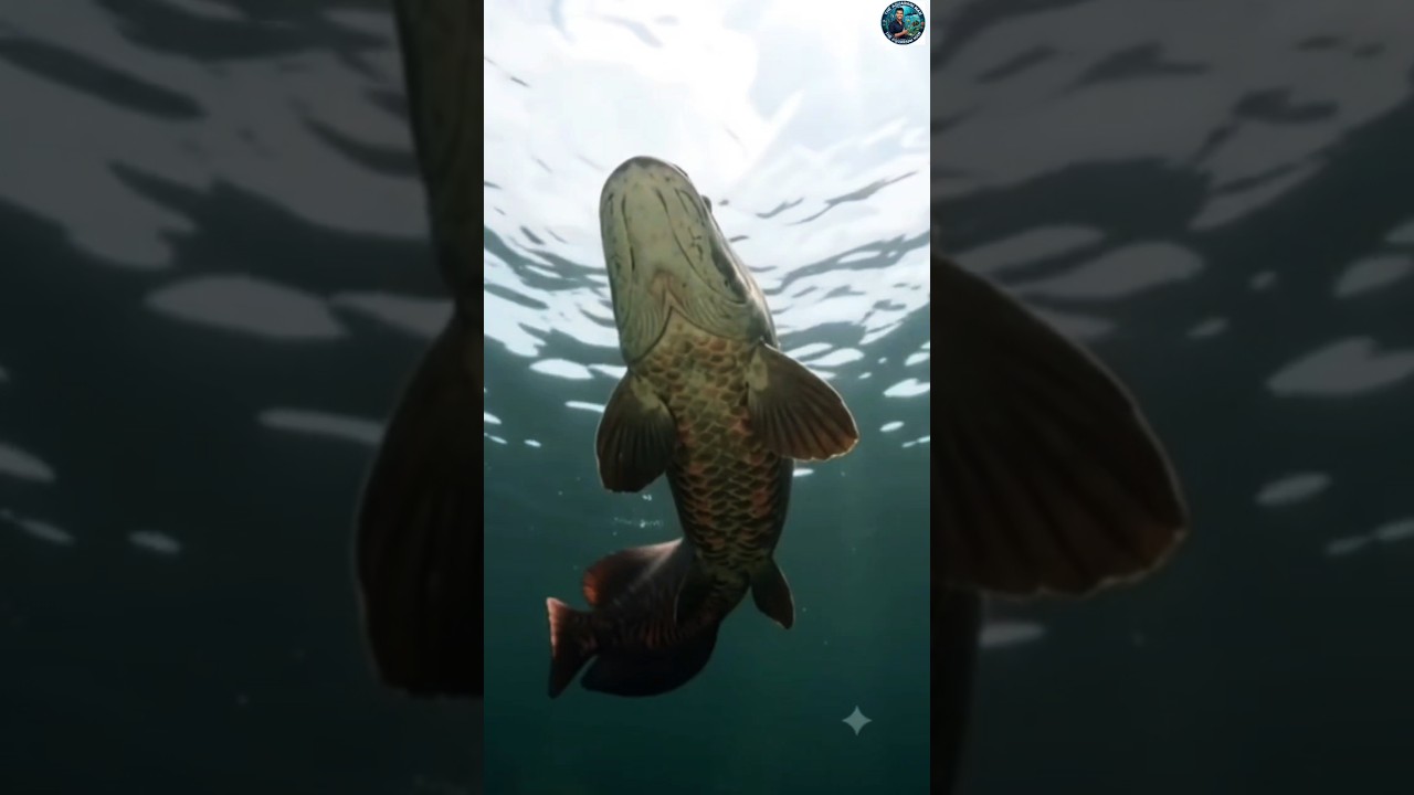 Amazon Ka River Monster 😱 Arapaima Fish Ki Asli Taaqat! 🐟🔥 #arapaima #shorts #amazonriver