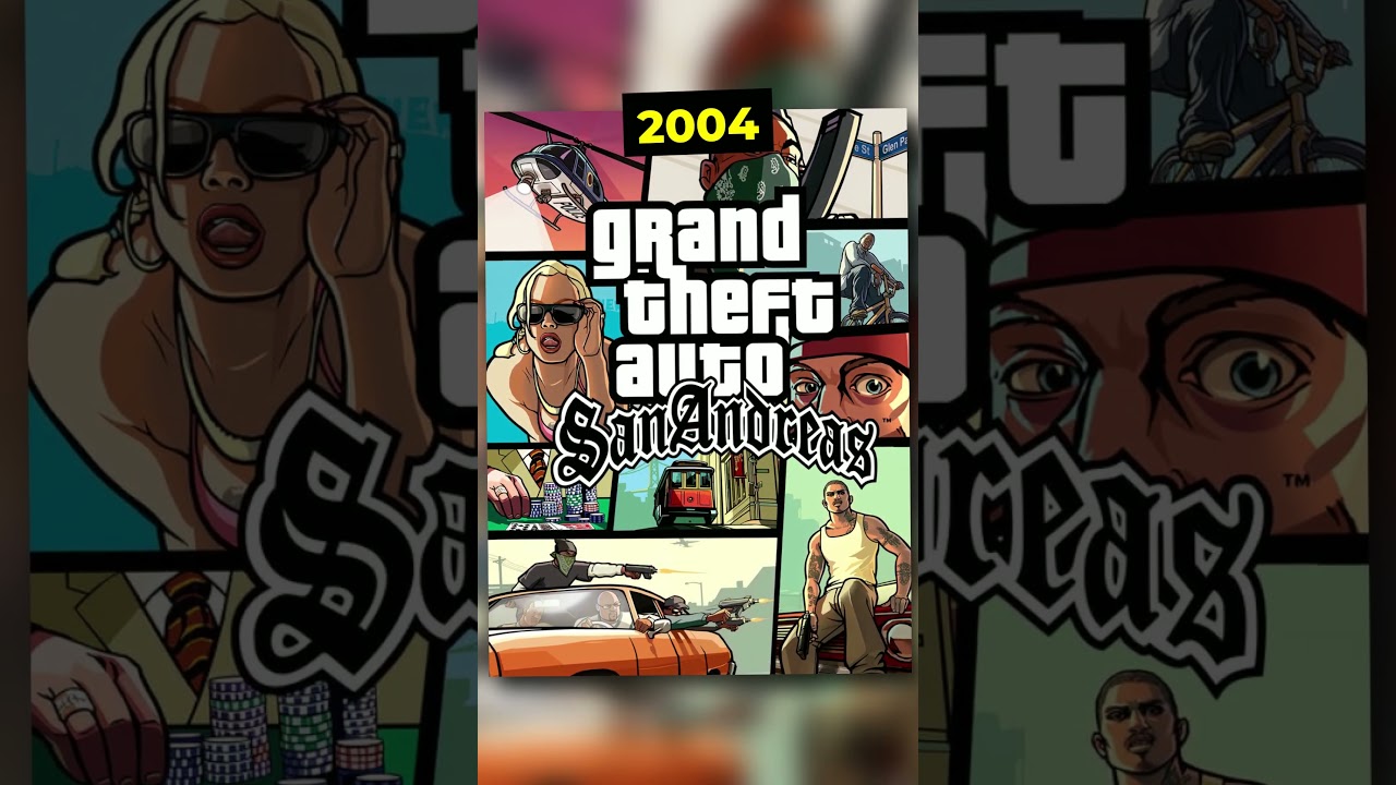 🎮 Todas las Portadas de GTA #gta #gta6 #rockstargames